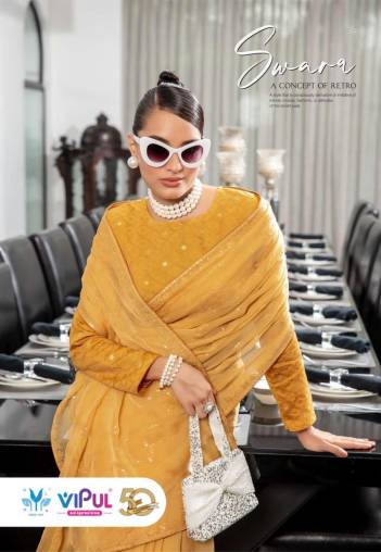 VIPUL SWARA 84402 TO 84407 DESIGNER SAREE WHOLESALER IN INDIA